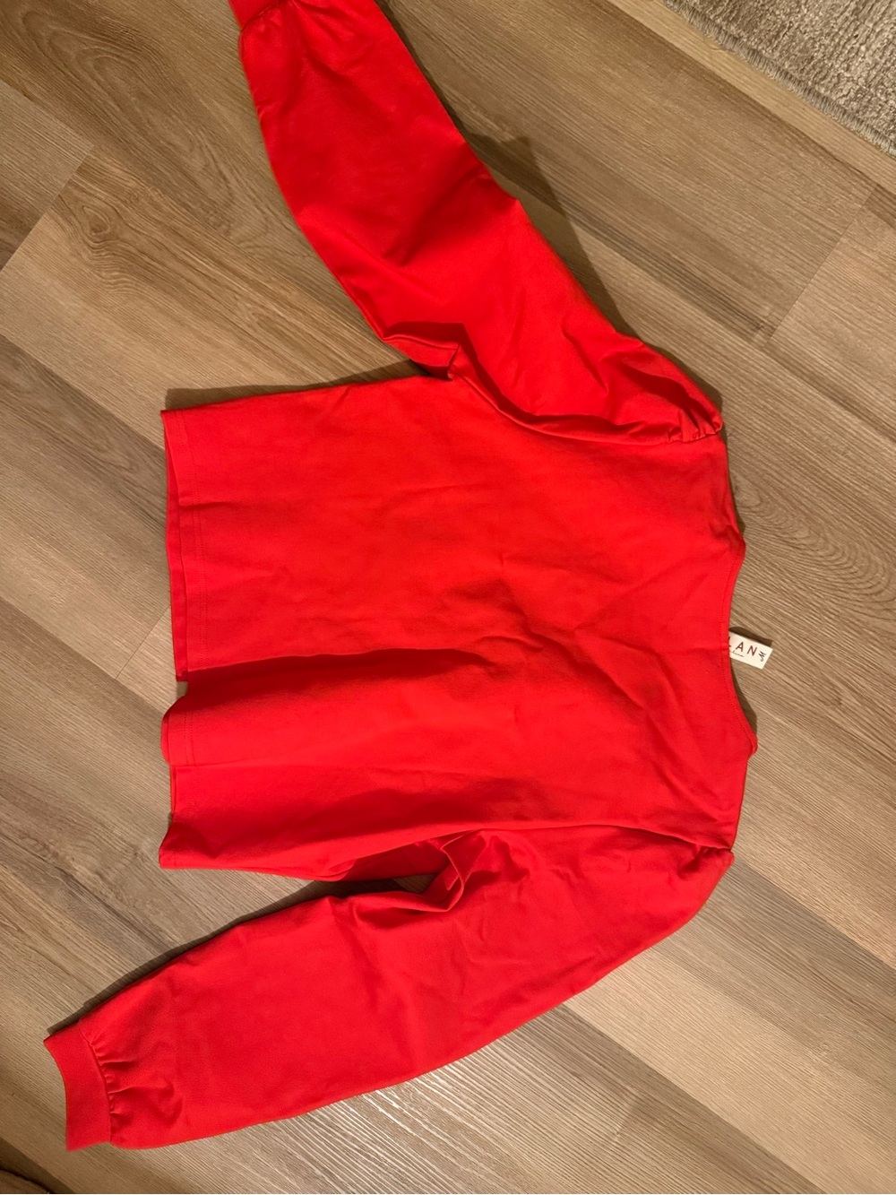 Anthropologie Red V-Neck Tie-Front Blouse - Picture 11 of 13